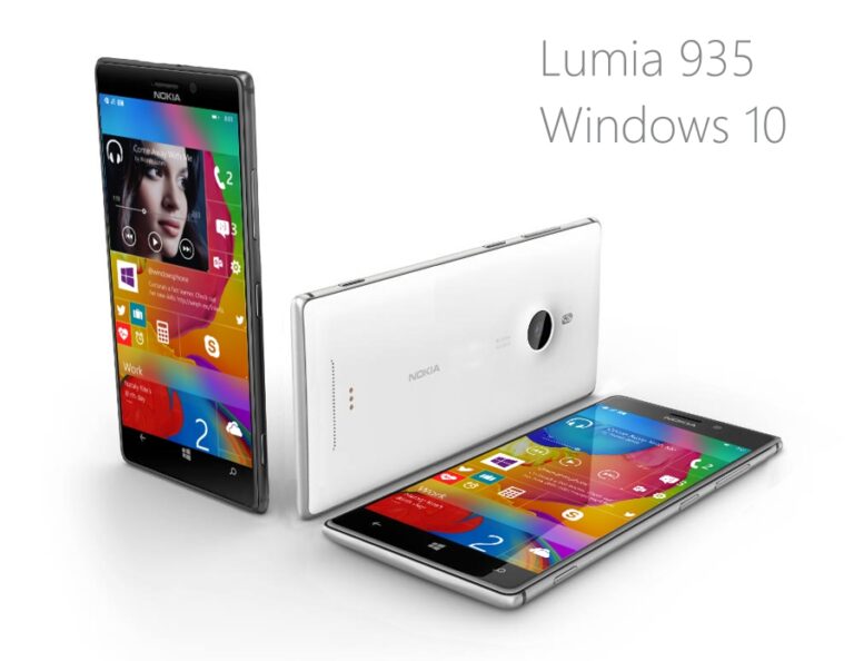 Lumia 935 Windows 10 First Render