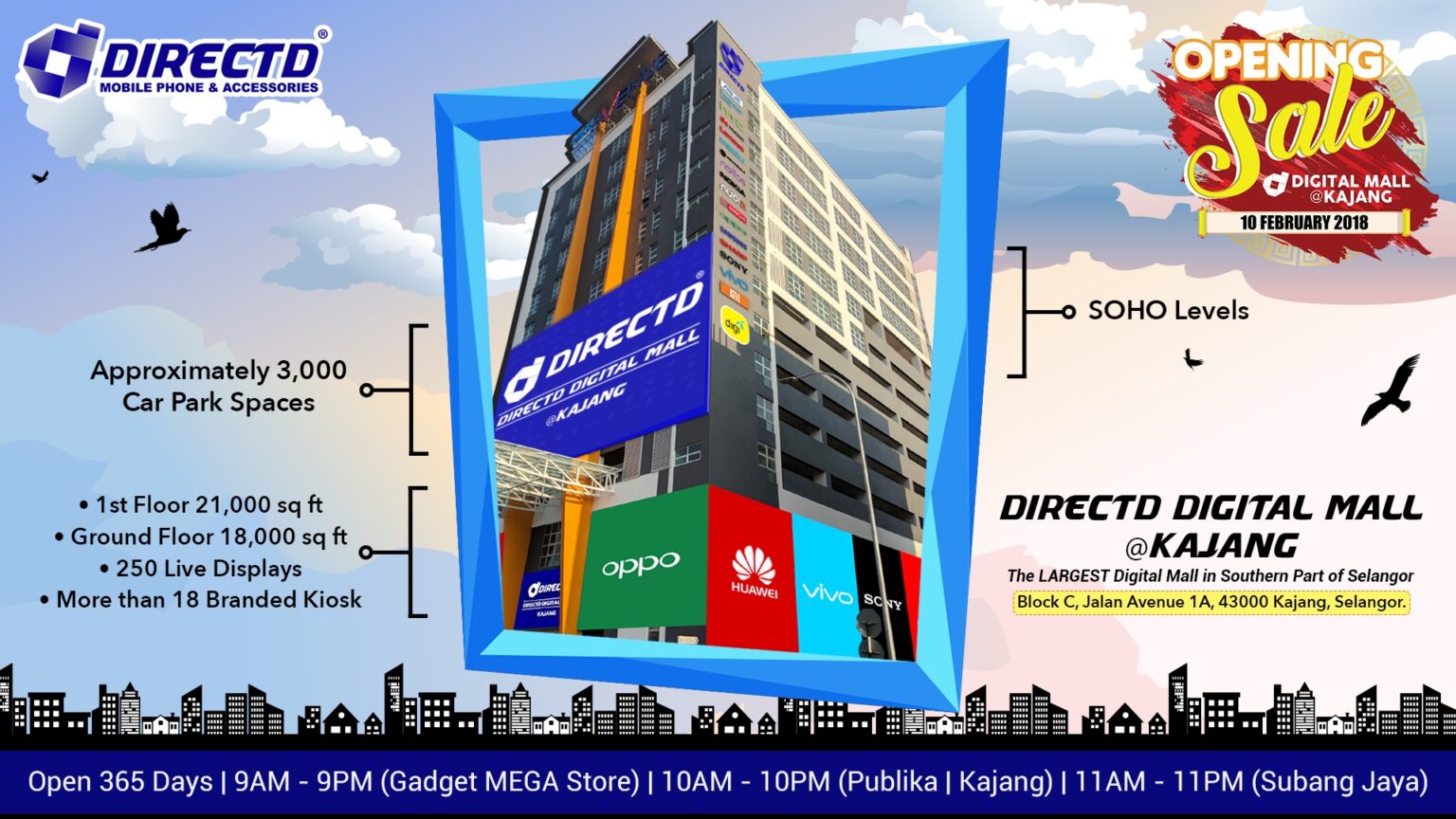 DirectD Opens Malaysia's Largest Digital Hub in Kajang