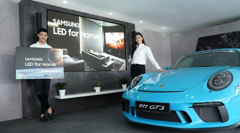 Porsche Experience and Samsung