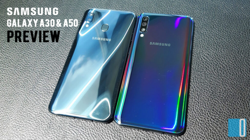 Samsung Galaxy A30 and A50