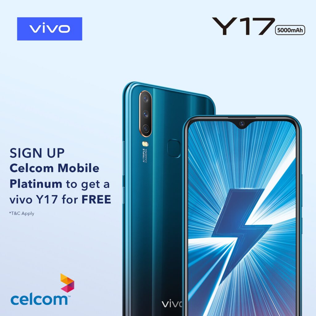Celcom Platinum with Vivo Y17