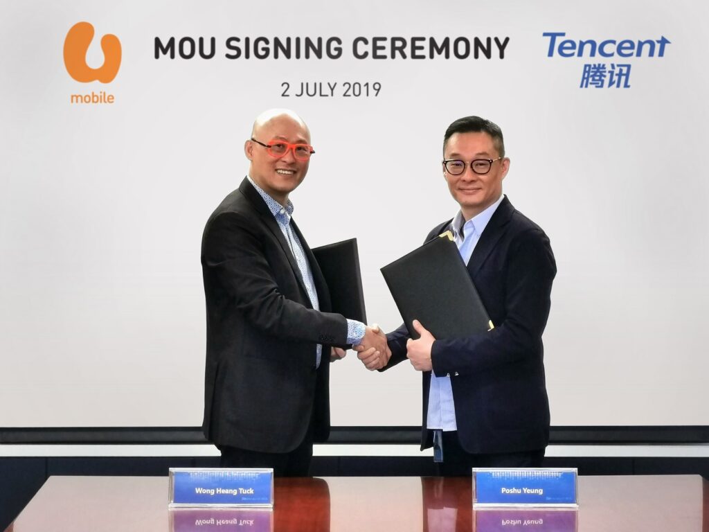 U Mobile and Tencent Sign MOU For Strategic Collaboration On Smart+ Technologies