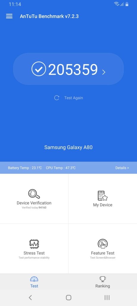 Galaxy A80 Review - Great Same Quality, Front and Back