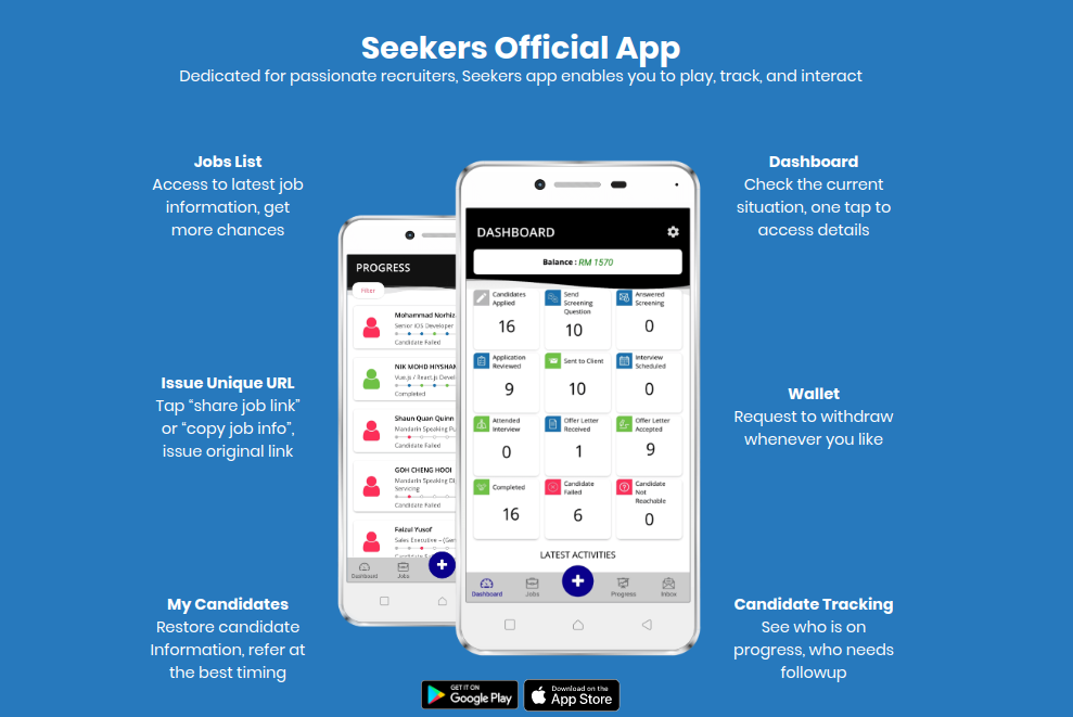 Seekers App - Social Recruitment Job Portal 