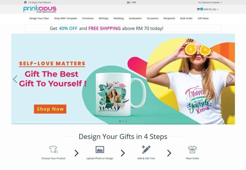 Printing Your Precious Gift with Printcious
