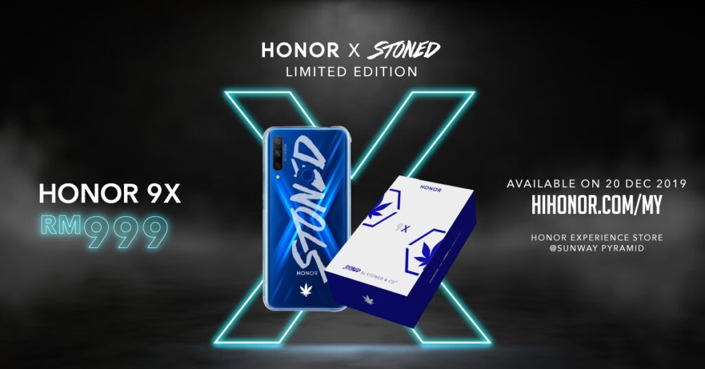 HONOR 9X & Stoned & Co. Limited Edition Boxset Arriving 20 Dec