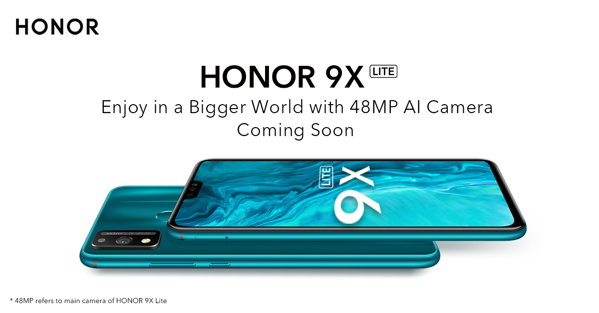 The HONOR 9X Lite is Coming