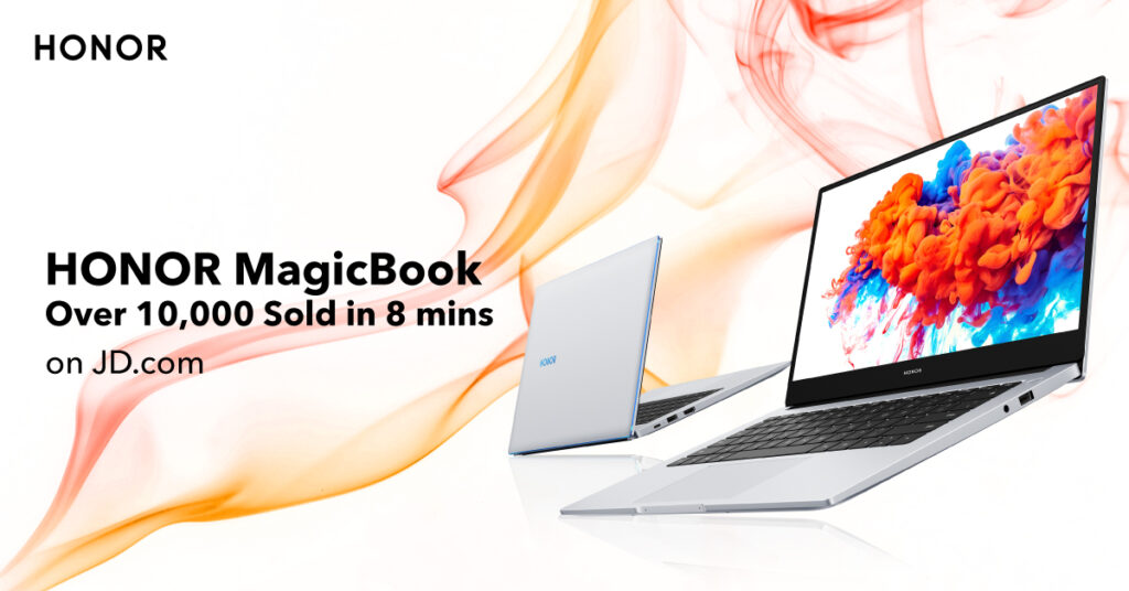 HONOR MagicBook Series Prove Popularity with Over 10k Units Sold