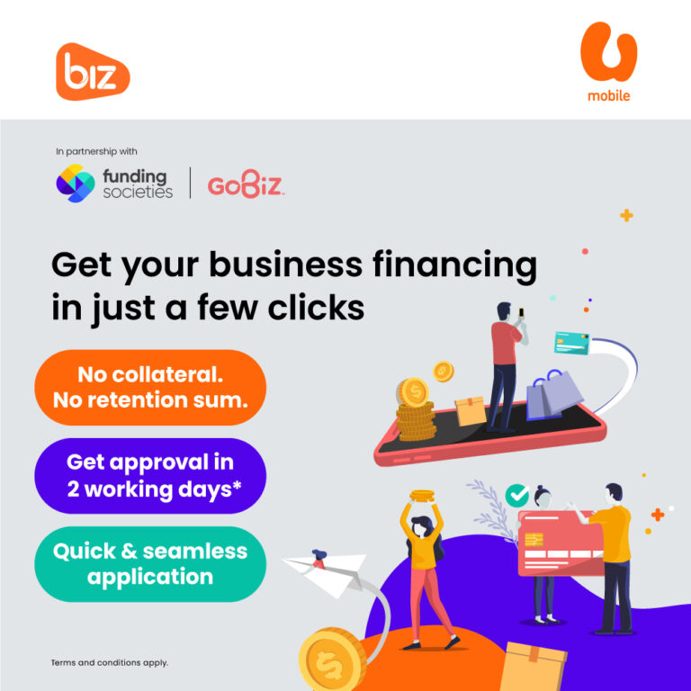 U Mobile and Funding Societies Join Forces to Offer P2P Business Financing for SMEs via GoBiz