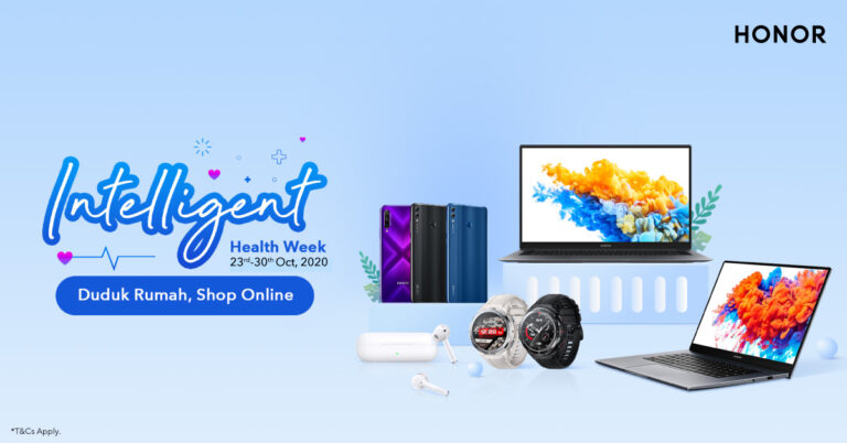 Stay Put and Shop Online During HONOR’s Intelligent Health Week Sale!