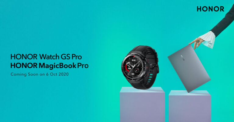 HONOR MagicBook Pro and Watch GS Pro to Launch On 6 October