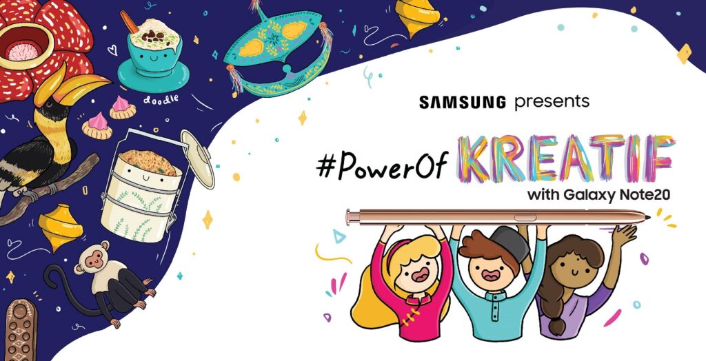 Samsung #PowerofKreatif – Turning Simple Doodles Into Beautiful Works of Art
