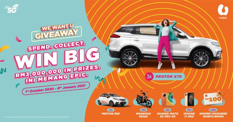 We Want U is U Mobile’s Biggest Giveaway Campaign Yet
