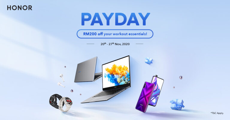 RM200 off HONOR Accessories with the HONOR November Pay Day Sale!