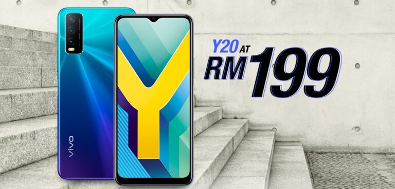 vivo Y20 Is Now Available as Low as RM 199 at All DiGi Stores