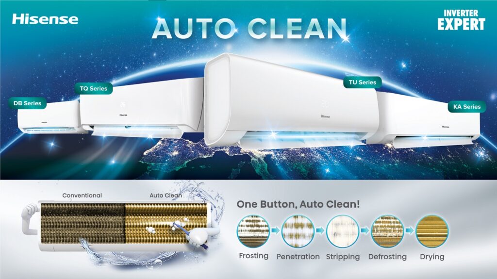 Enjoy Clean Air With Hisense’s Air Conditioner By Pressing One Button