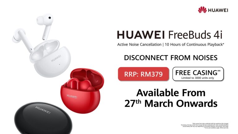 Meet Hael Husaini on 26 March at the HUAWEI FreeBuds 4i Sales Launch