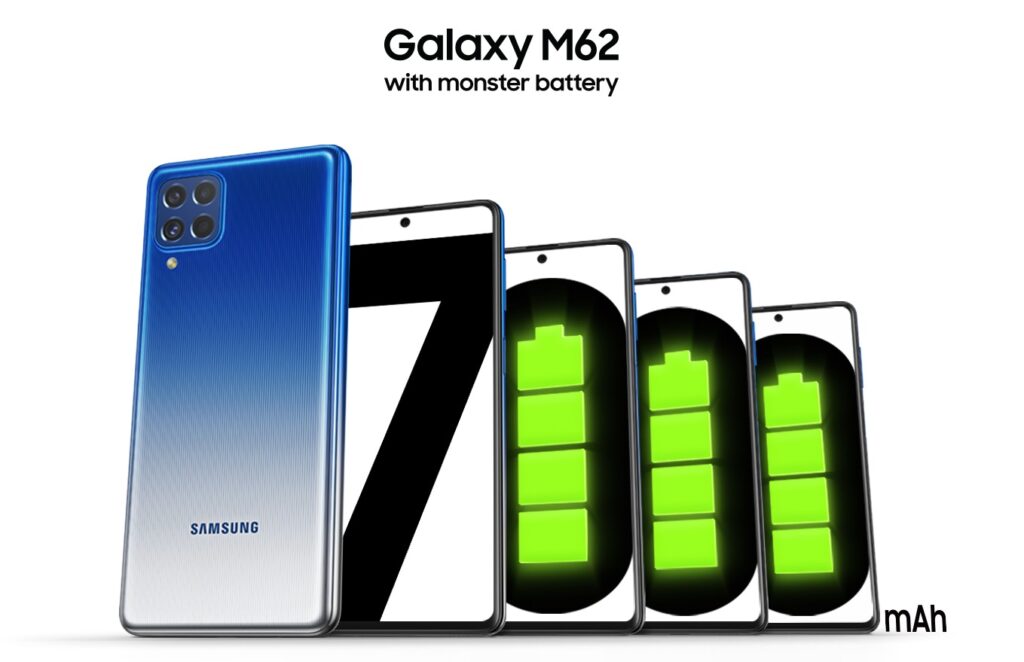 Samsung Launches the Galaxy M62 in Malaysia with 7,000mAh Battery and Powerful Processor