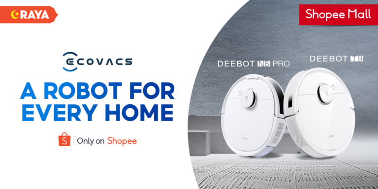 Discover smarter home cleaning with ECOVACS ROBOTICS on Shopee
