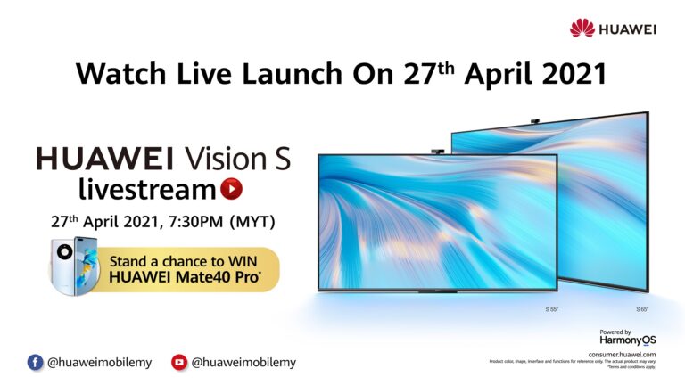 HUAWEI Vision S Series Set For Malaysian Debut, Tune Into The Online Livestream This 27 April