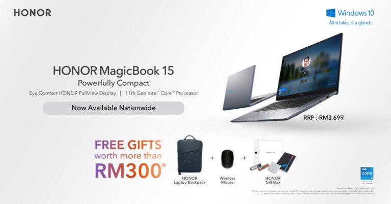 New HONOR MagicBook 15 and Honor Band 6 Available On Sales Nationwide From May 13th 2021