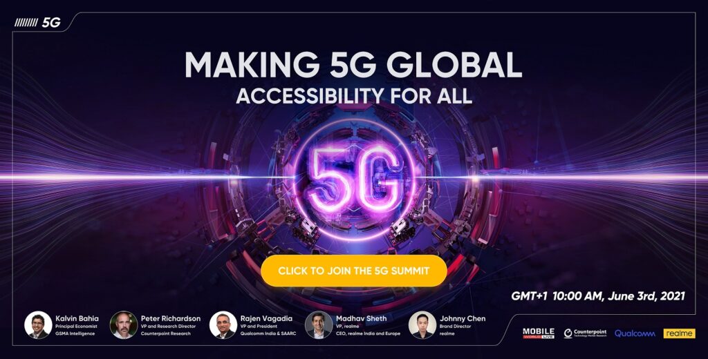 GSMA, Counterpoint, realme and Qualcomm Announce Making 5G Global: Accessibility for All