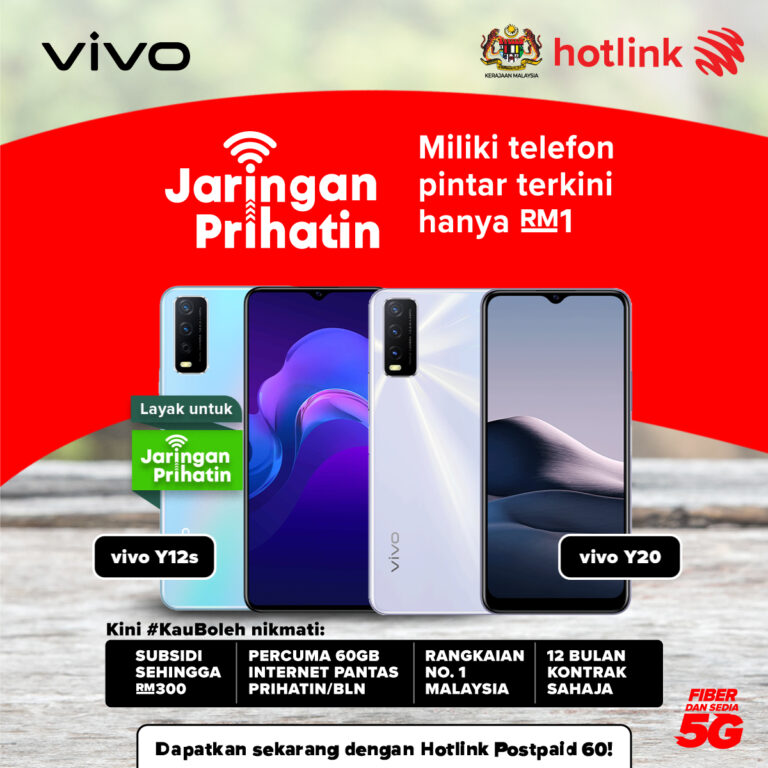 vivo Smartphones Are Now Available From as Low as RM1 Under Jaringan Prihatin