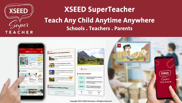 The XSEED SuperTeacher app, developed for grade schools and parents, is the best teaching and learning app that delivers high-quality lessons every time with 10,000+ hours of learning content, teaching instructions, curriculum, assessments and online resources to support teaching online classes, face-to-face in classrooms and at home.