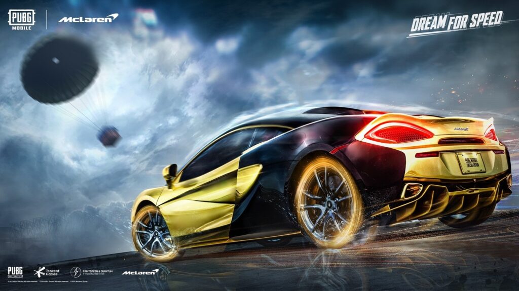 PUBG Mobile Is Dropping The Legendary Supercar McLaren 570S On The Game