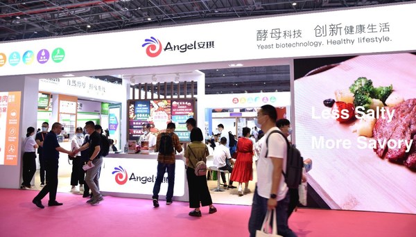 Angel Yeast’s booth at the 24th Food Ingredients China, which took place from June 8 to 10 in Shanghai.