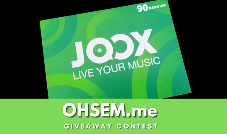 Ohsem.me Giveaway – Get 90 Days JOOX VIP Access For FREE!
