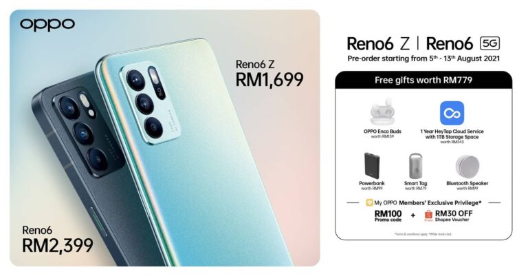 The New OPPO Reno6 Series 5G Officially Launches in Malaysia