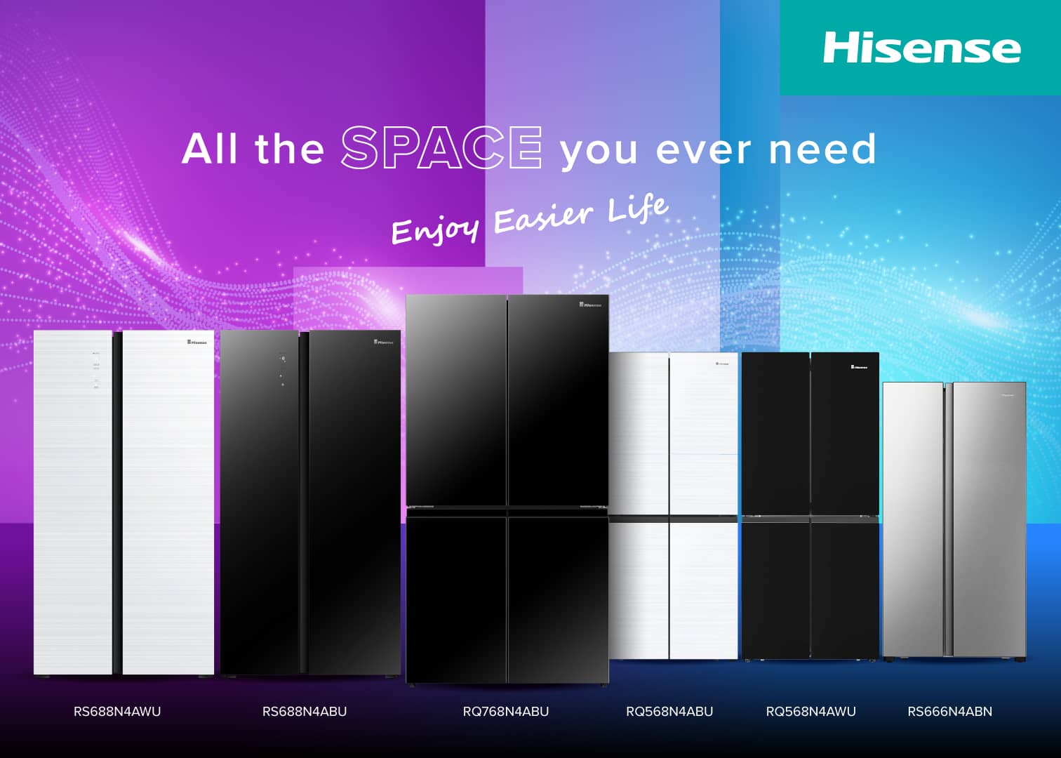 Hisense Malaysia is Back With Two Additional Refrigerators and Front Load Washers