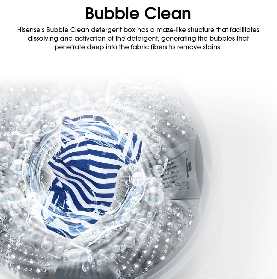 Do Your Laundry With Ease Now With Hisense BubbleClean Series