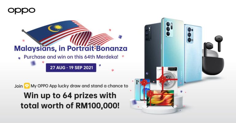 ‘Malaysians, in Portrait Bonanza’ by OPPO Captures the 64th Merdeka Spirit with 64 Prizes up for Grabs