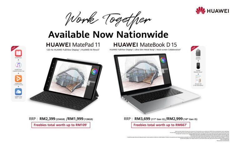 It’s Finally Here! Get The HUAWEI MatePad 11 And HUAWEI MateBook D15 Today