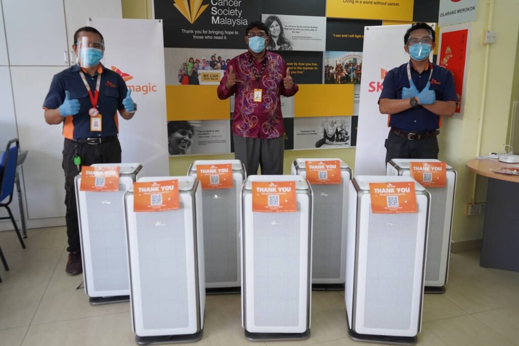 SK Magic Provides Clean Air And Water To Malaysians At Covid-19 Vaccine Centers And Hospitals