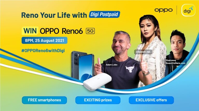 Reno Your Life to Win a Brand New OPPO Reno6 5G and More
