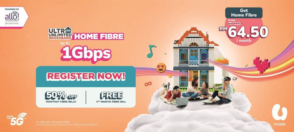 U Mobile Partners Allo to Expand its Unlimited Offering to High-Speed Fibre Broadband