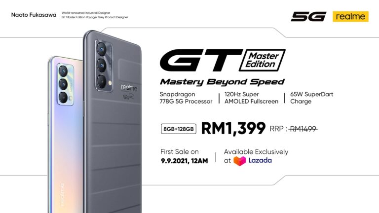 Flagship Killer realme GT Master Edition Enters Malaysia