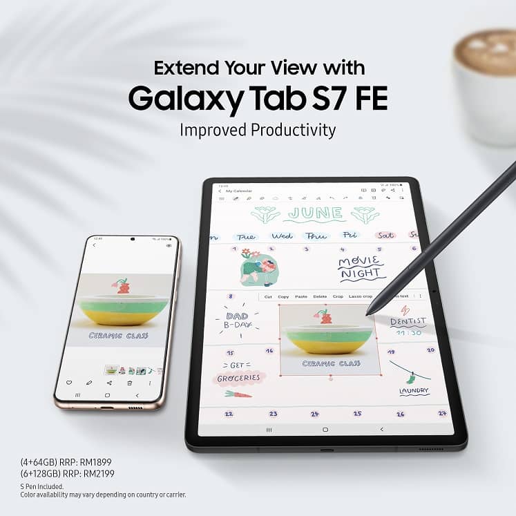 Extend Your Productivity with the Tab S7 FE