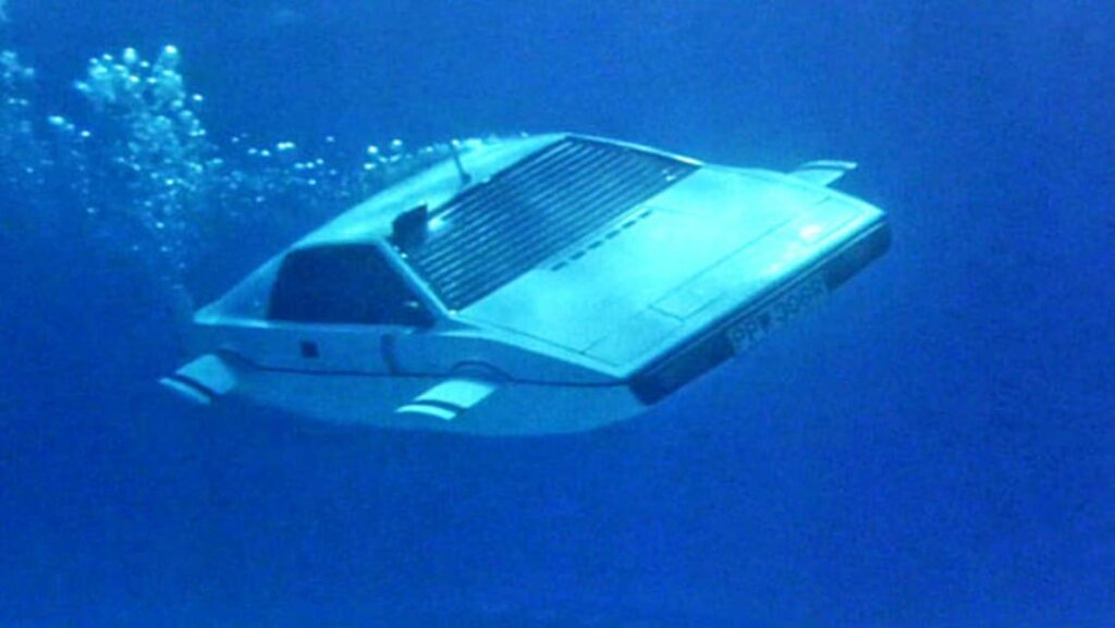 Submarine Car Voted The Best Bond Gadget Of All Time
