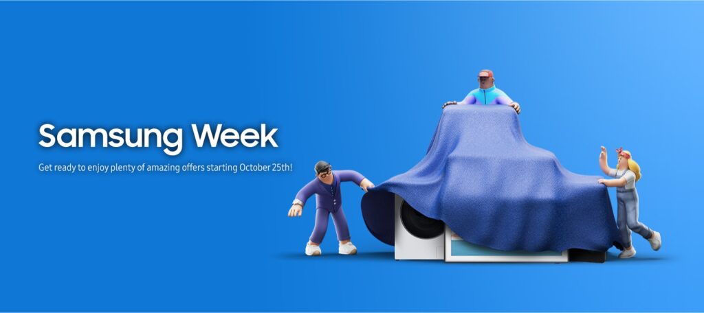 Samsung Week Is Here with the Crazy Deals up to 75% off