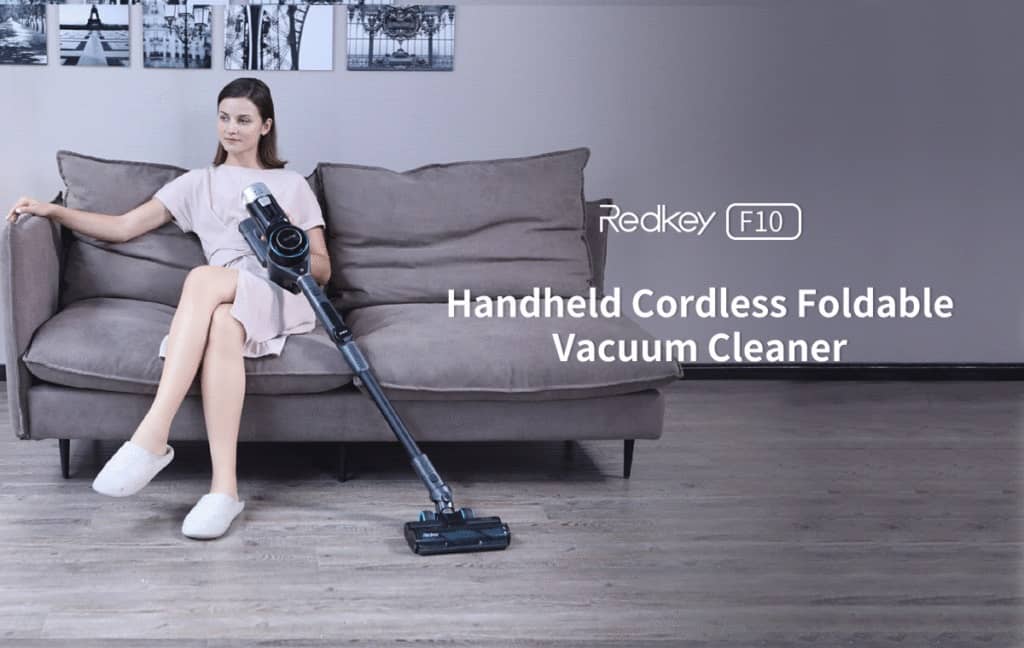 Grab Redkey F10 Cordless Foldable Vacuum Cleaner at RM100 Off This 10.10 Sales Festival