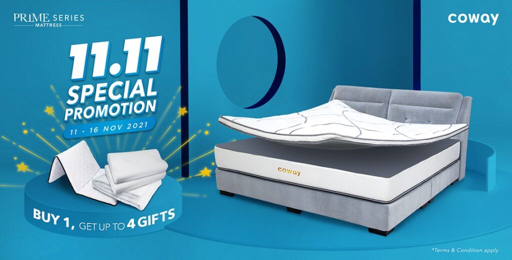 Better Sleep with Coway Malaysia’s Exclusive 11.11 PRIME Series Mattress Promo