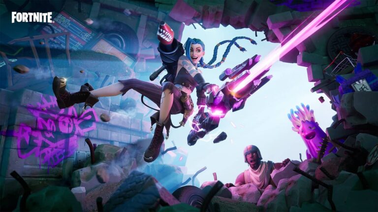 League Of Legends Champion Jinx Drops Into Fortnite