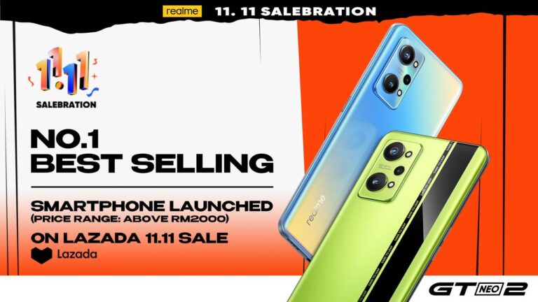 realme Malaysia Achieved Massive Sales Records With Their 11.11 Salebration On Shopee & Lazada