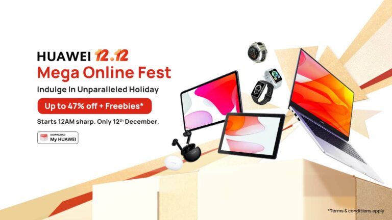 Turn On Your Shopaholic Mood During HUAWEI 12.12 Mega Sales