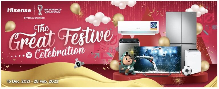 Win More Than RM15,000 Worth Of Prizes During Hisense Greatest Festival