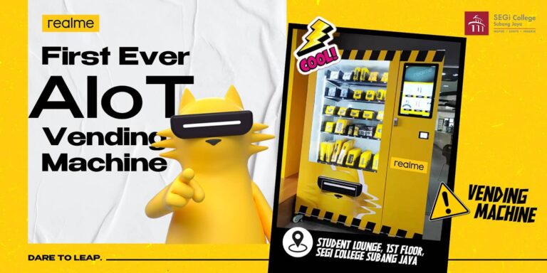 First-Ever realme AIOT Vending Machine is Now at SEGi College